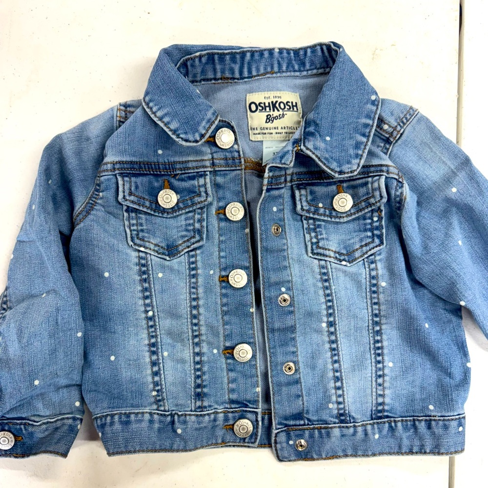 Oshkosh toddler girls jean jacket- size 3T
